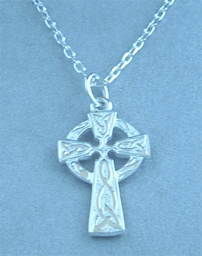 Irish Silver Celtic Cross