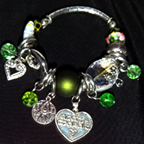 Celtic Love Bracelet - Green